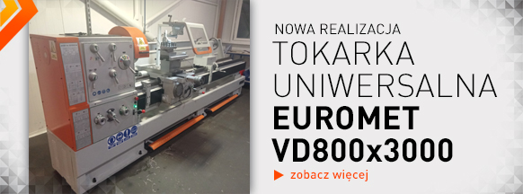 Tokarka uniwersalna EUROMET VD800x3000